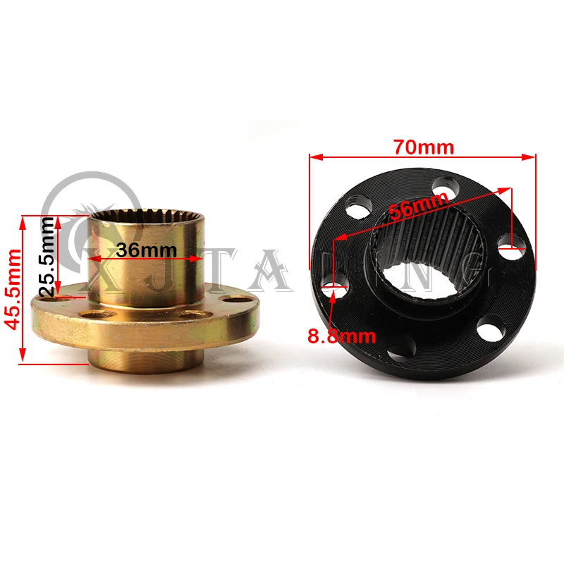 17T 23T 24T 28T 31T 32T 38T Rear Wheel Hub Sprocket Hub For China 50cc-250cc ATV Go Kart UTV Buggy Golf Cart Quad Bike Parts
