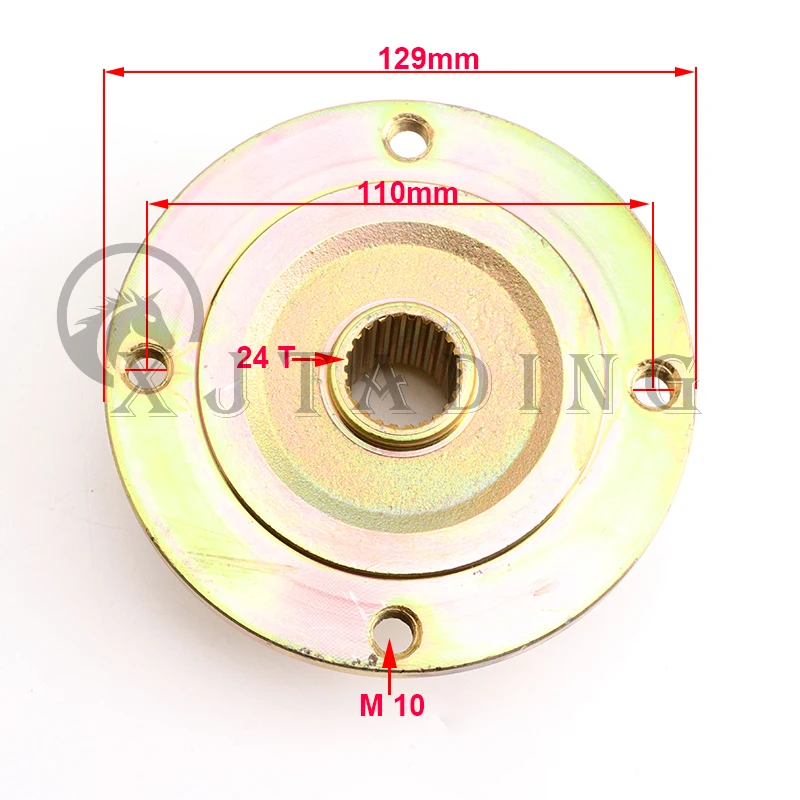 17T 23T 24T 28T 31T 32T 38T Rear Wheel Hub Sprocket Hub For China 50cc-250cc ATV Go Kart UTV Buggy Golf Cart Quad Bike Parts