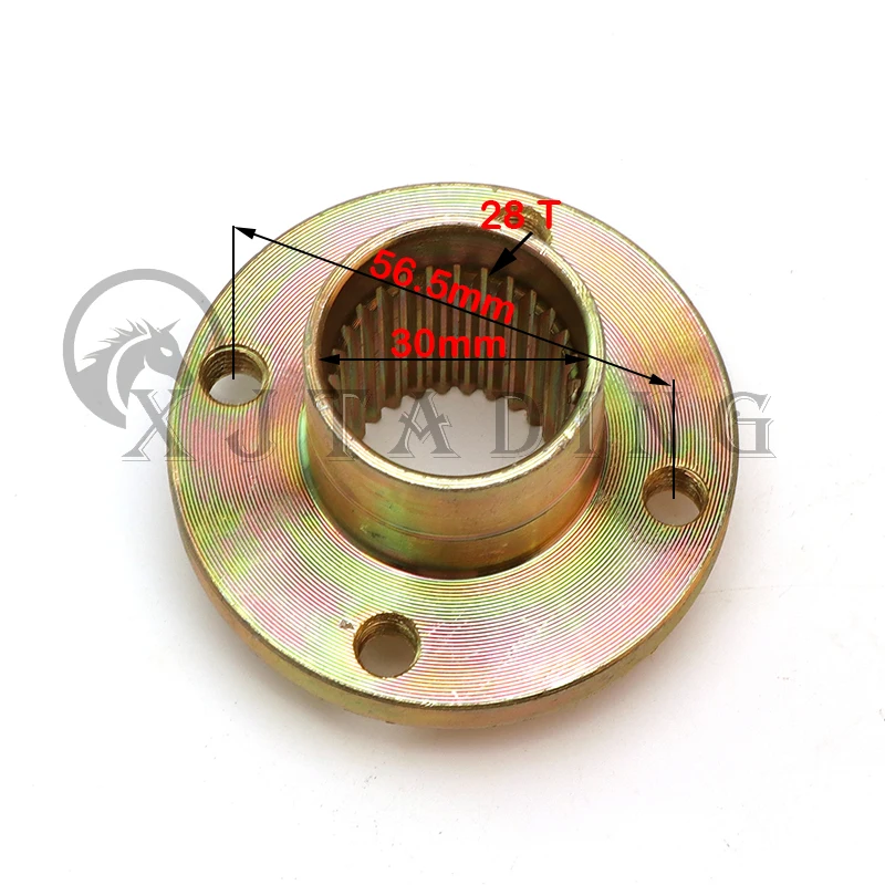 17T 23T 24T 28T 31T 32T 38T Rear Wheel Hub Sprocket Hub For China 50cc-250cc ATV Go Kart UTV Buggy Golf Cart Quad Bike Parts