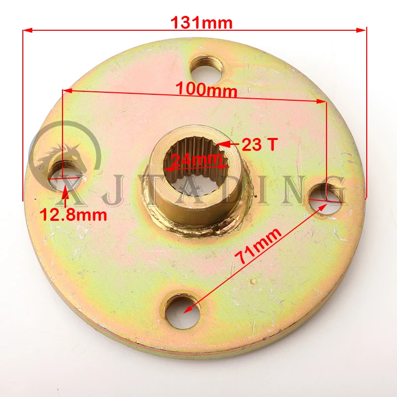 17T 23T 24T 28T 31T 32T 38T Rear Wheel Hub Sprocket Hub For China 50cc-250cc ATV Go Kart UTV Buggy Golf Cart Quad Bike Parts