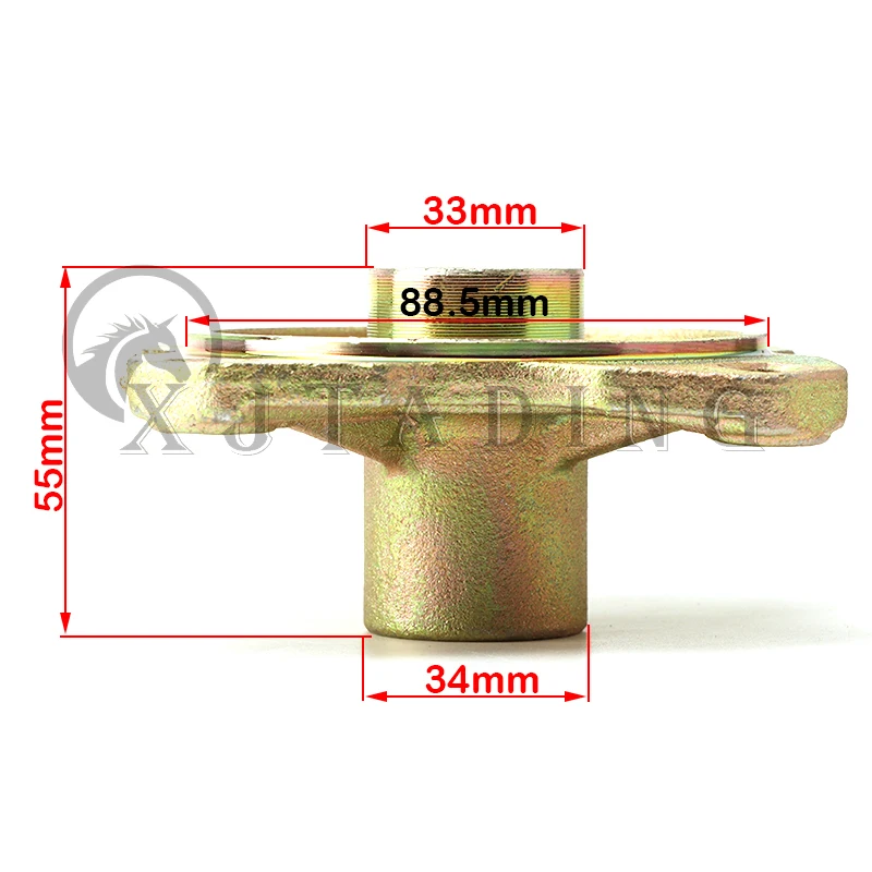 17T 23T 24T 28T 31T 32T 38T Rear Wheel Hub Sprocket Hub For China 50cc-250cc ATV Go Kart UTV Buggy Golf Cart Quad Bike Parts