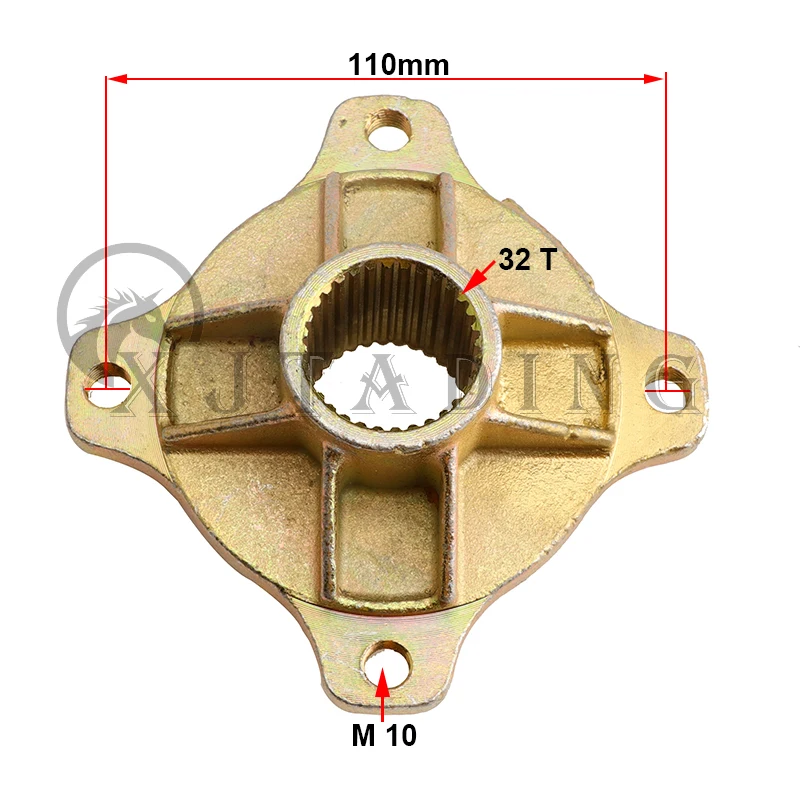 17T 23T 24T 28T 31T 32T 38T Rear Wheel Hub Sprocket Hub For China 50cc-250cc ATV Go Kart UTV Buggy Golf Cart Quad Bike Parts