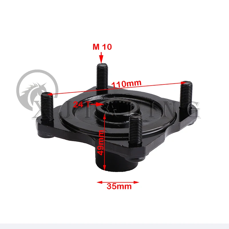 17T 23T 24T 28T 31T 32T 38T Rear Wheel Hub Sprocket Hub For China 50cc-250cc ATV Go Kart UTV Buggy Golf Cart Quad Bike Parts