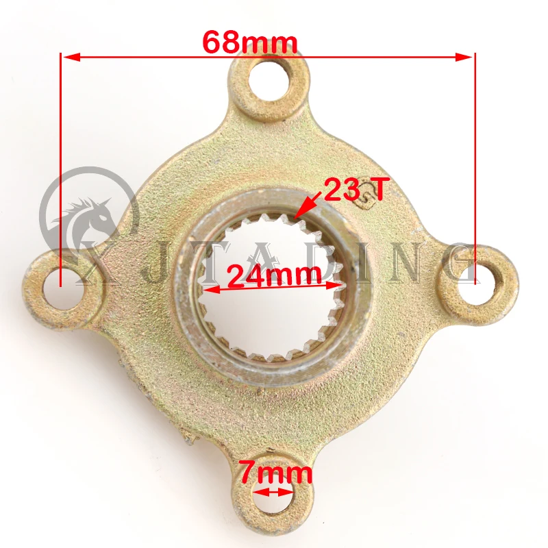 17T 23T 24T 28T 31T 32T 38T Rear Wheel Hub Sprocket Hub For China 50cc-250cc ATV Go Kart UTV Buggy Golf Cart Quad Bike Parts