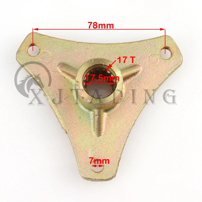 17T 23T 24T 28T 31T 32T 38T Rear Wheel Hub Sprocket Hub For China 50cc-250cc ATV Go Kart UTV Buggy Golf Cart Quad Bike Parts