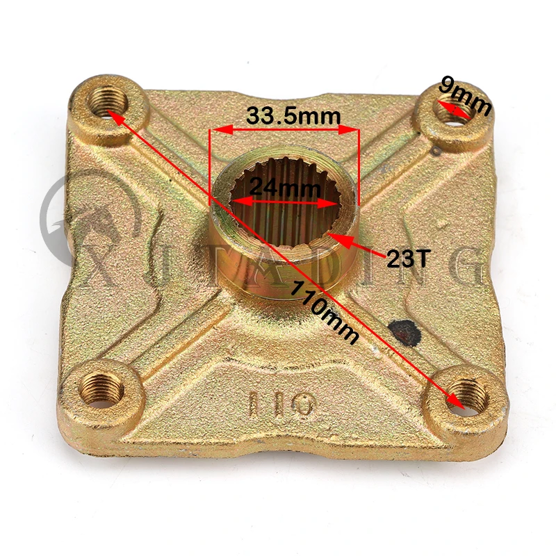 17T 23T 24T 28T 31T 32T 38T Rear Wheel Hub Sprocket Hub For China 50cc-250cc ATV Go Kart UTV Buggy Golf Cart Quad Bike Parts