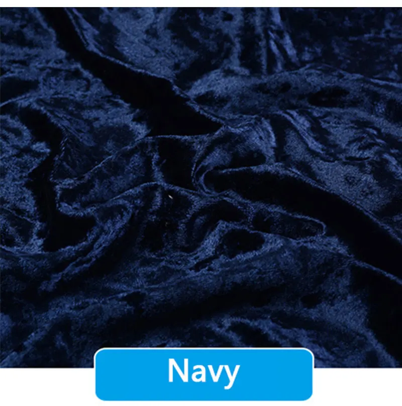 0.5M/1M/2M/3M Gold Velvet Fabric Elastic Soft Ice Velvet Fabric by Meter for Garment Dress