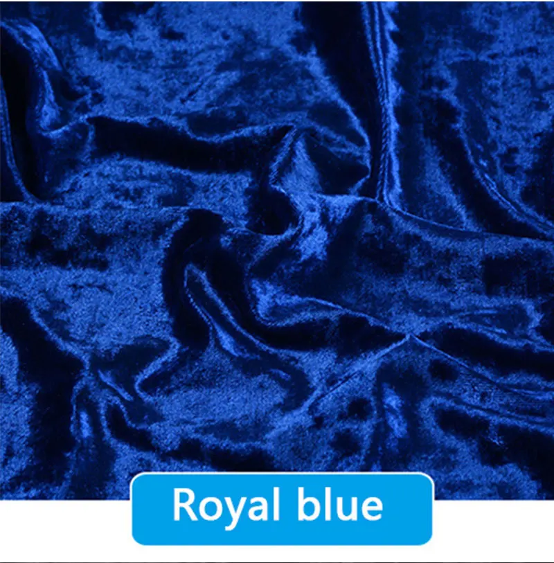 0.5M/1M/2M/3M Gold Velvet Fabric Elastic Soft Ice Velvet Fabric by Meter for Garment Dress