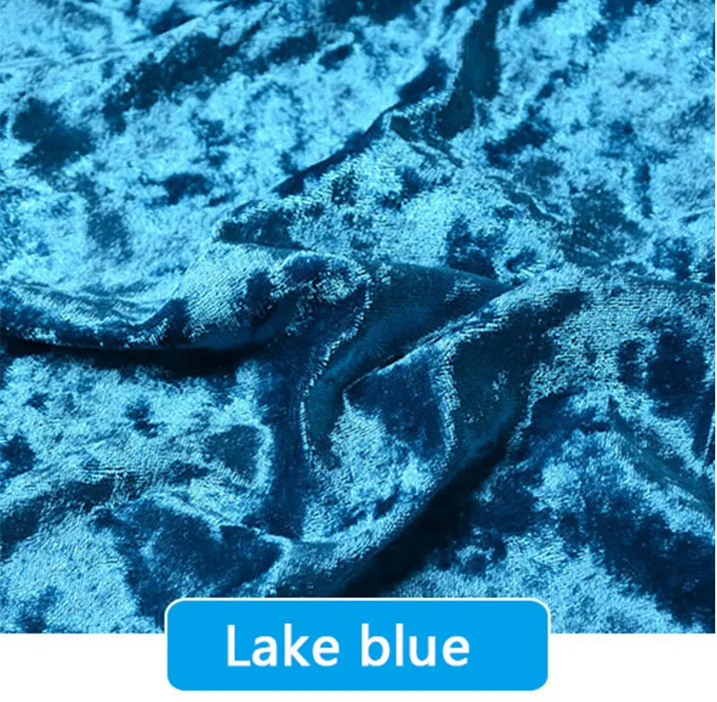 0.5M/1M/2M/3M Gold Velvet Fabric Elastic Soft Ice Velvet Fabric by Meter for Garment Dress