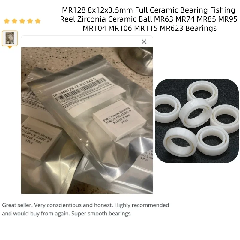 1P/2P/3P MR95CE 5X9X3 mm Full Ceramic Bearing ABEC-9 Full ZrO2 Ceramic Ball Bearing Zirconia Bearing 3x6x2.5mm 4x7x2.5mm 5x8x2mm