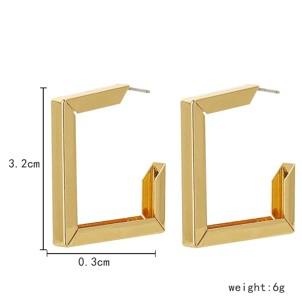 2022 New Women Stainless Steel Unusual Chain Earrings Fashion Drop Earrings 2021 Punk Gothic Chain Earrings For Female Jewelry