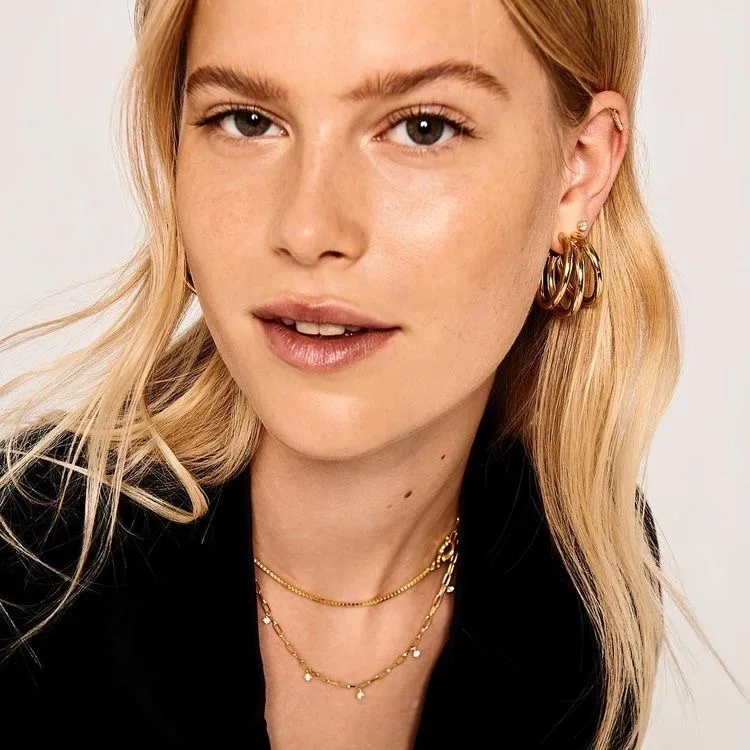 2022 New Women Stainless Steel Unusual Chain Earrings Fashion Drop Earrings 2021 Punk Gothic Chain Earrings For Female Jewelry