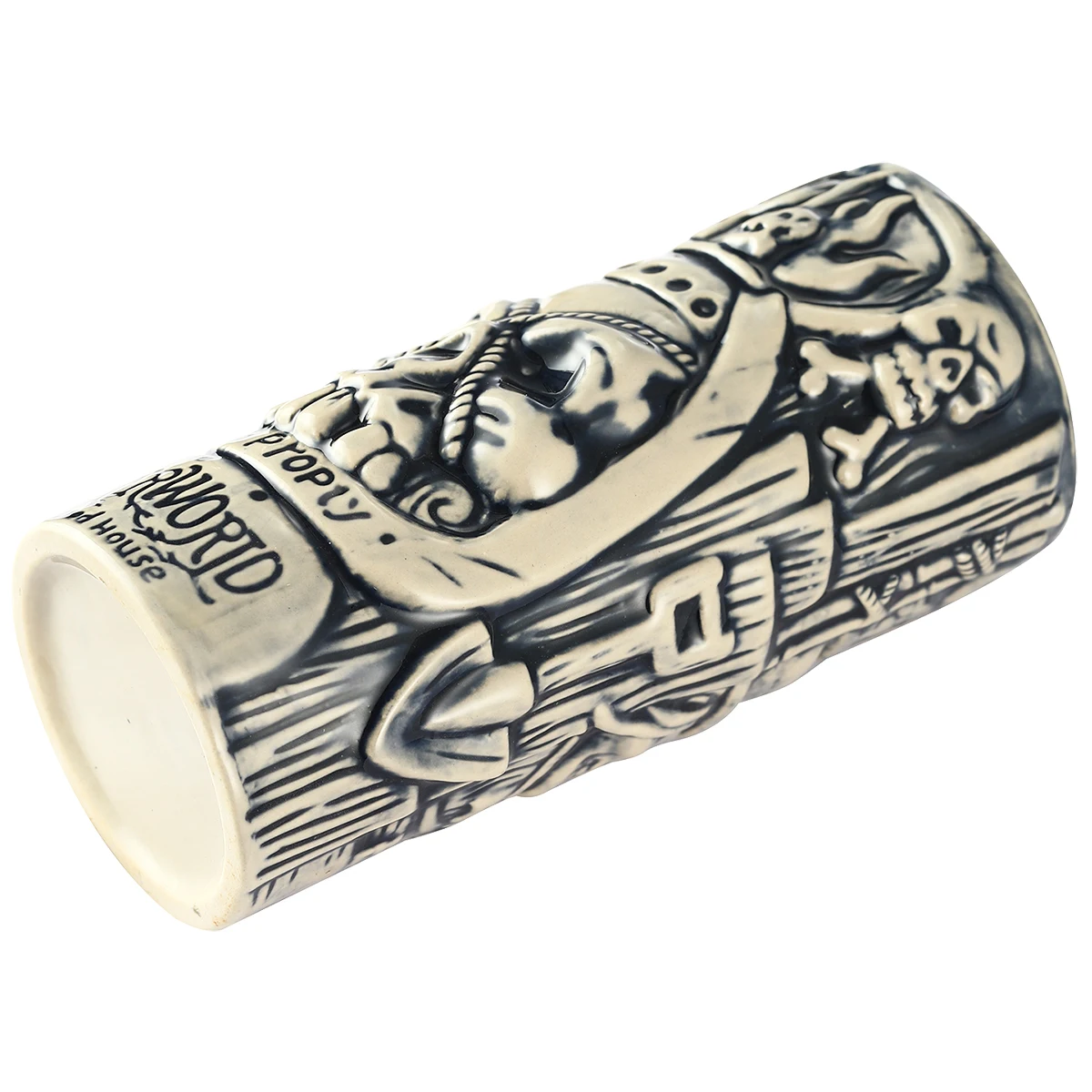 Tiki Mugs Ceramic Hawaiian Luau Party Mugs Drinkware, Cute Exotic Cocktail Glasses, Tiki Bar