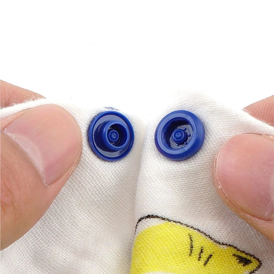 Fashion 10/20/50/100 Sets T5 Snap Poppers Plastic Nylon Buttons Children's Buttons Kit for Baby Dolls Clothes Sewing Accessories