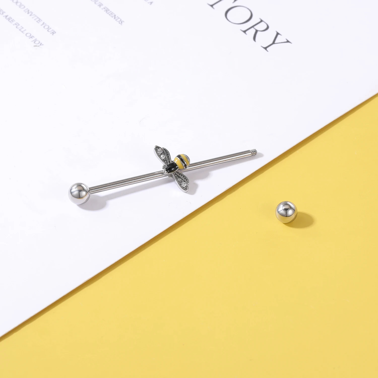 AOEDEJ Industrial Piercing Earring Women Stainless Steel Helix Ear Piercing Dragon Snake Long Earring Jewelry Barbell Earring