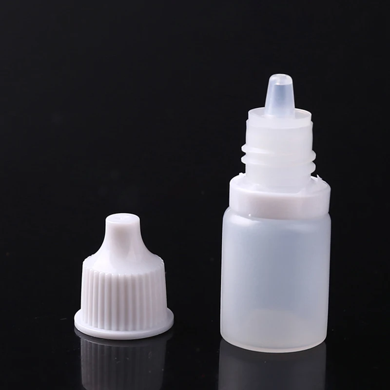 Dropper Bottles Squeezable Eye Drop Bottle Empty Plastic Liquid Eyedrops Vial 3ml 5ml 10ml 15ml 20ml 30ml 50ml 100ml
