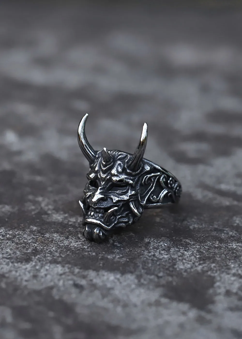 2022 NEW Men's 316L stainless-steel rings Dropshipping Retro Devil Skull Demon gothic punk FASHION Jewelry Gifts free shipping
