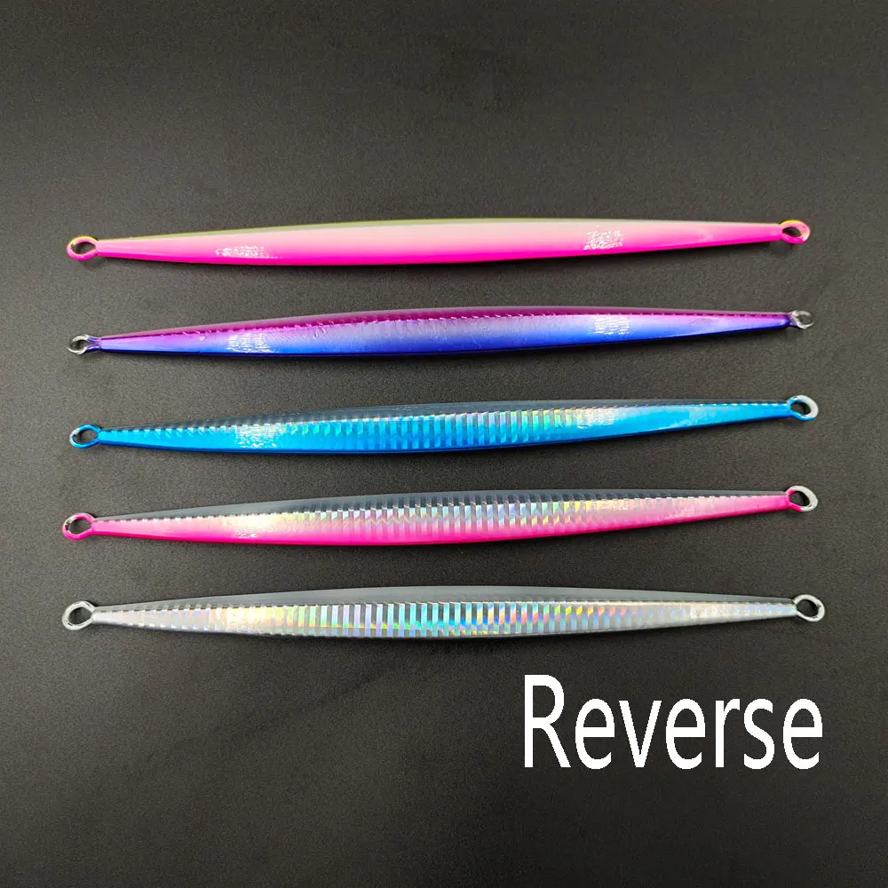 Balleo 1PC Deep Sea Metal Jig Fishing Lure 60g 80g 160g 200g 300g Jigging Spoon Bait Saltwater Jigbait Lures