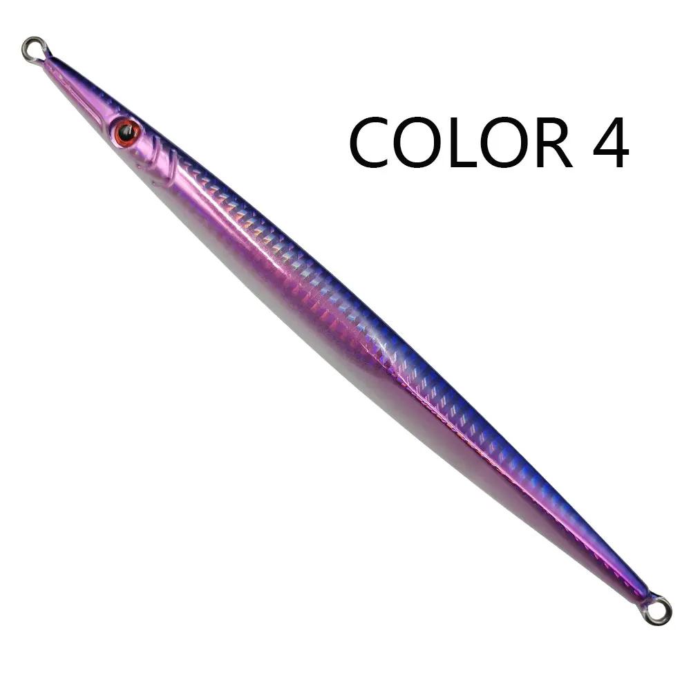 Balleo 1PC Deep Sea Metal Jig Fishing Lure 60g 80g 160g 200g 300g Jigging Spoon Bait Saltwater Jigbait Lures
