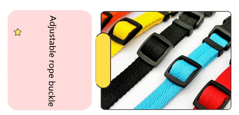Nylon Webbing Dog Collar Fashion Buckle Pet Collar for Small Medium Dogs Chihuahua Dog Red Black Blue Orange Pet Accessory