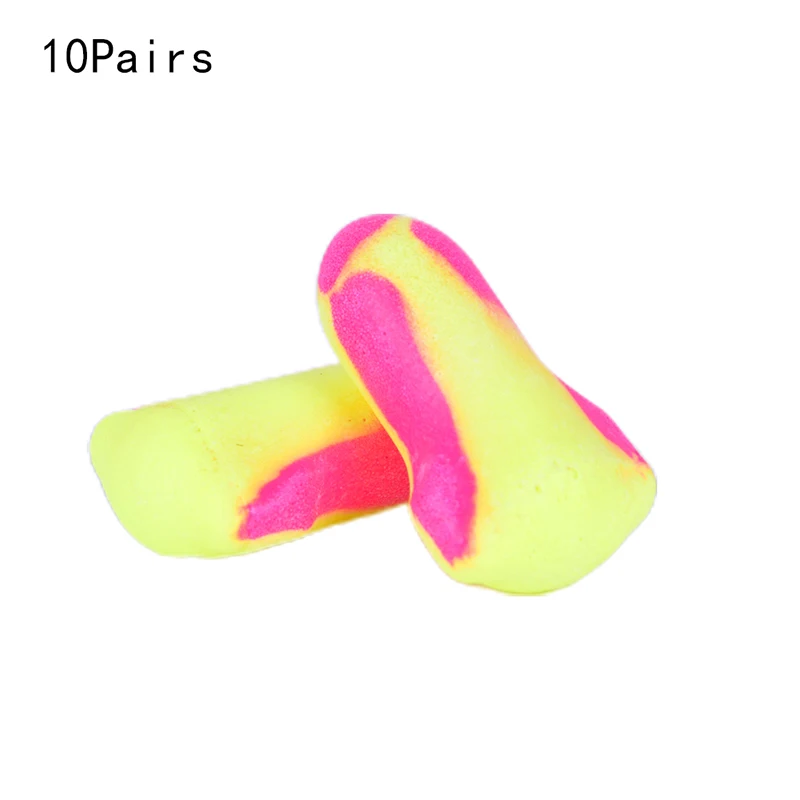 10 Pairs Soft Anti-Noise Ear Plug Waterproof Swimming Silicone Swim Earplugs For Adult Children Swimmers Diving