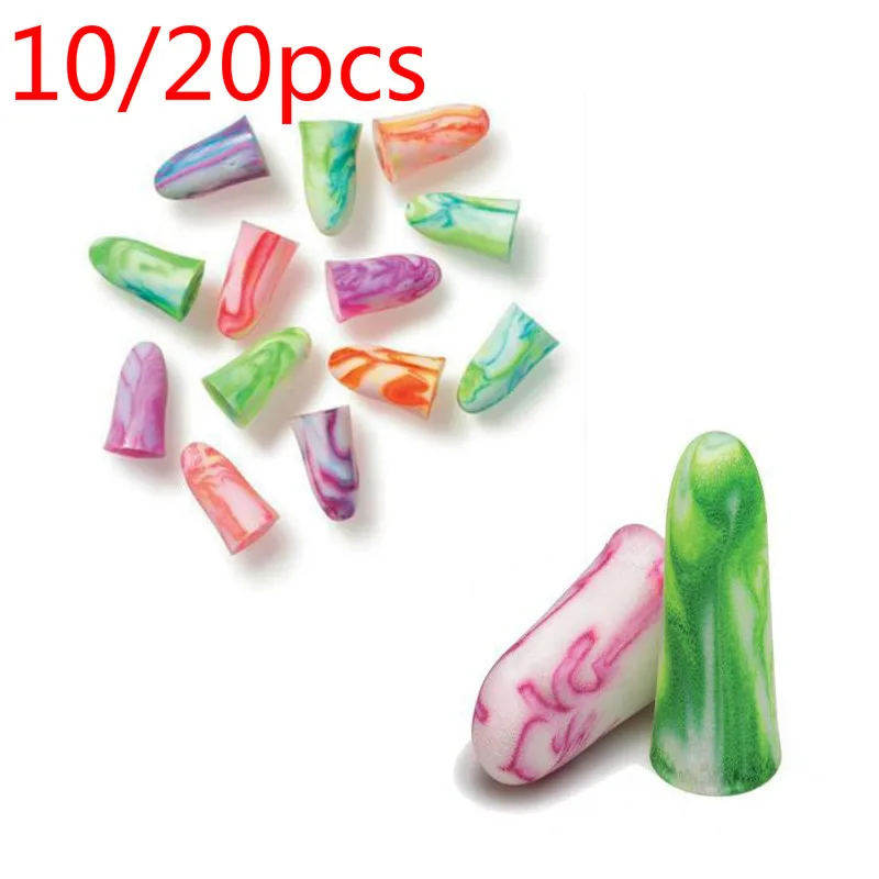 10 Pairs Soft Anti-Noise Ear Plug Waterproof Swimming Silicone Swim Earplugs For Adult Children Swimmers Diving