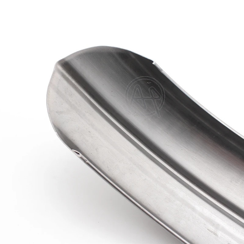 5''/6'' Wide Raw Steel Ribbed Bobber Fender for Yamaha XS650 Harley Sportster Bobber Chopper Hardtail Triumph
