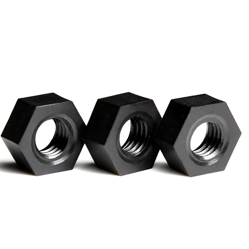 50/20/10PcsDIN934M2M2.5M3M4M5M6M8M10M12M14M16M18M20Black/whiteNylonHexNutHexagonPlasticNuts