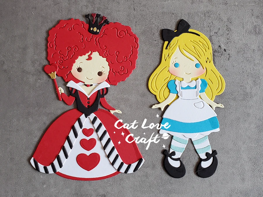 Catlove Fairy tale characters Metal Cutting Dies Scrapbooking Stencil Die Cuts Card Making DIY Craft Embossing New Dies For 2021