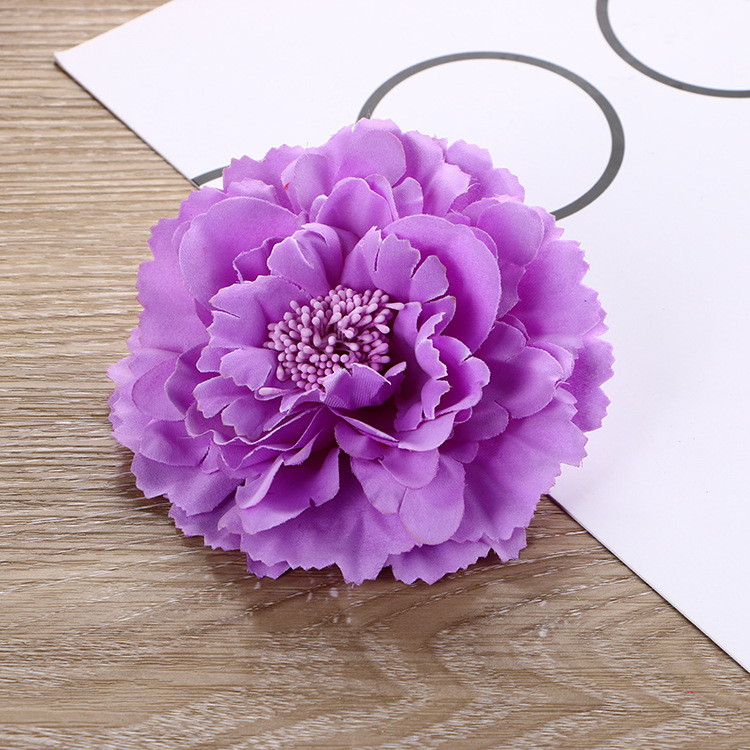 New Fashion Handmade Fabric Peony Flower Brooches for Women Corsage Lapel Pins Hat Dress Wedding Jewelry Clothing Accessories