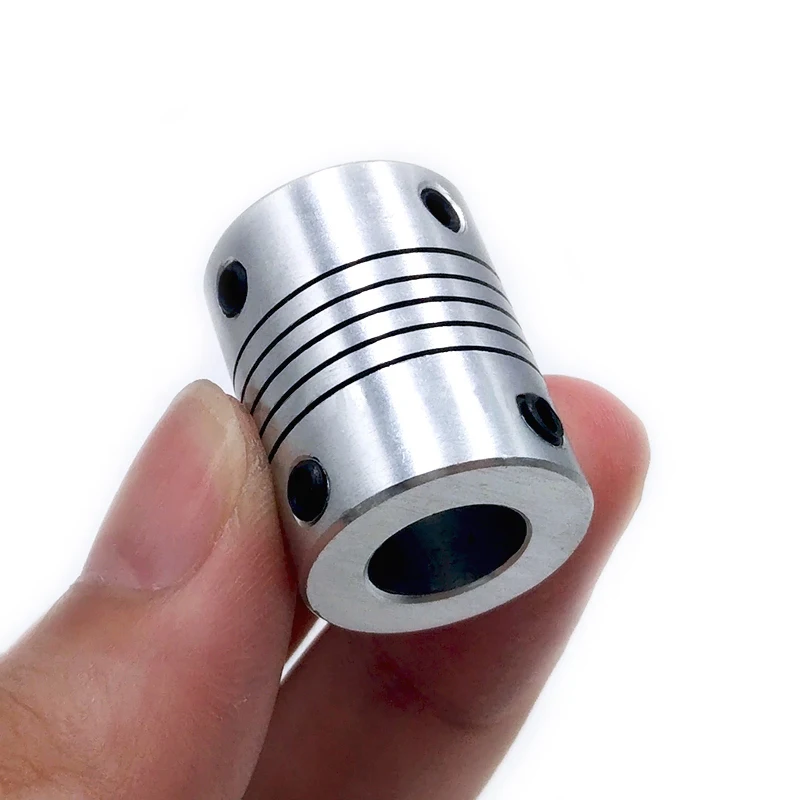 D19*L25 Aluminium Flexible Jaw Shaft Coupling 5 8 6.35mm 8mm 10mm CNC Stepper Motor Coupler Encoders Engraving Machine