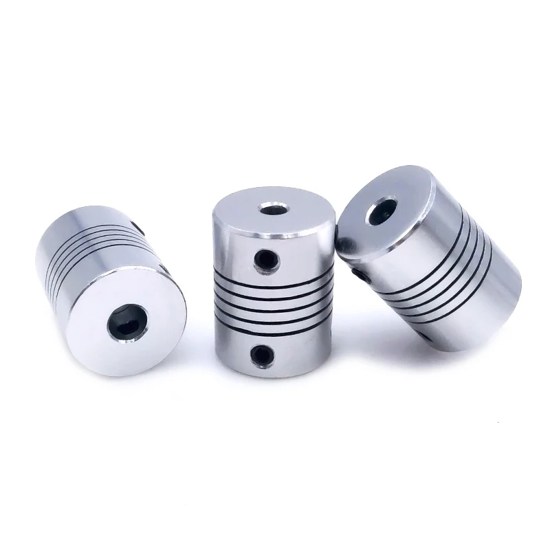 D19*L25 Aluminium Flexible Jaw Shaft Coupling 5 8 6.35mm 8mm 10mm CNC Stepper Motor Coupler Encoders Engraving Machine