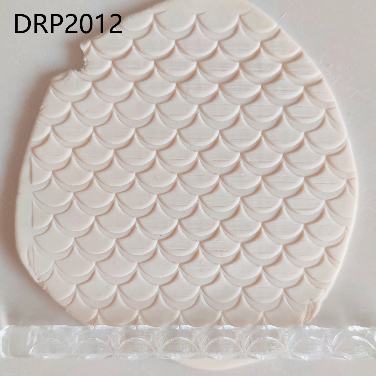 Kitchen Accessories Bakery Dough Tools Fondant Decoration Acrylic Embossed 3D Rolling Pin With Pattern