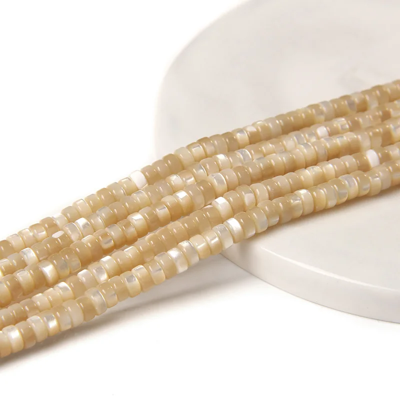 Colorful Natural Freshwater Shell Tube Beads Dyed Mother of Pearl Shell Loose Beads for Jewelry Making DIY Bracelet Necklace 15"