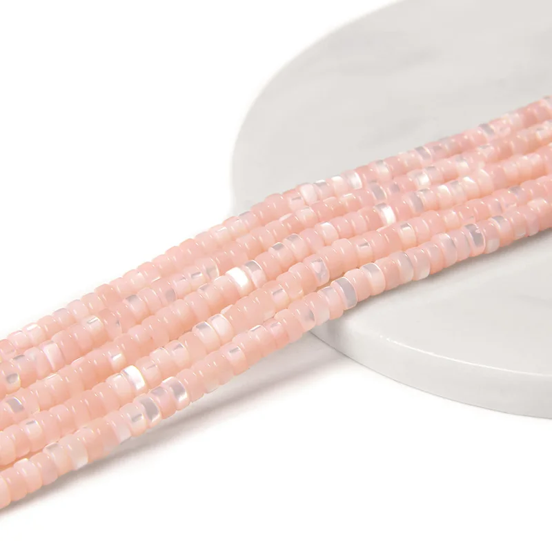 Colorful Natural Freshwater Shell Tube Beads Dyed Mother of Pearl Shell Loose Beads for Jewelry Making DIY Bracelet Necklace 15"