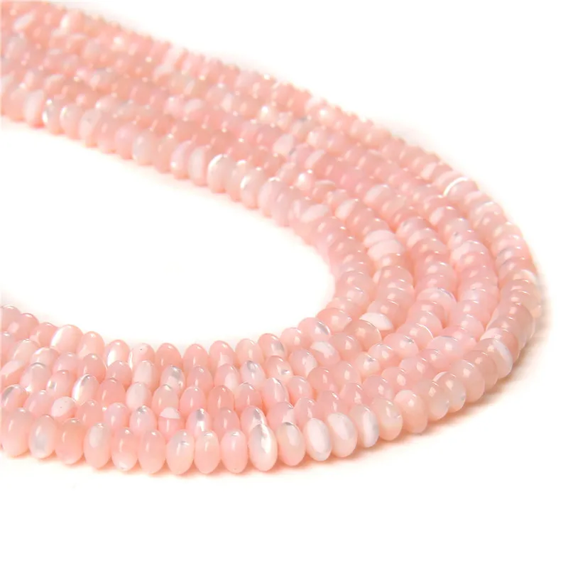 Colorful Natural Freshwater Shell Tube Beads Dyed Mother of Pearl Shell Loose Beads for Jewelry Making DIY Bracelet Necklace 15"