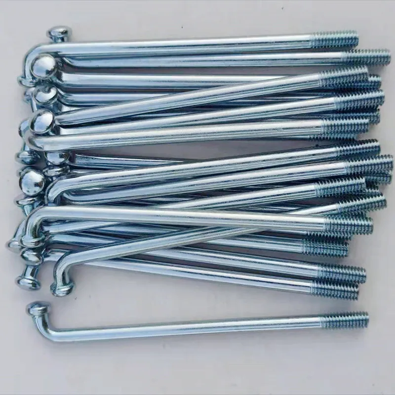 36pcs/lot Electric Bicycle Spokes 8G/9G Diameter 3.5mm/4.0mm Length 80-120mm Motorcycle Spokes + Nipples