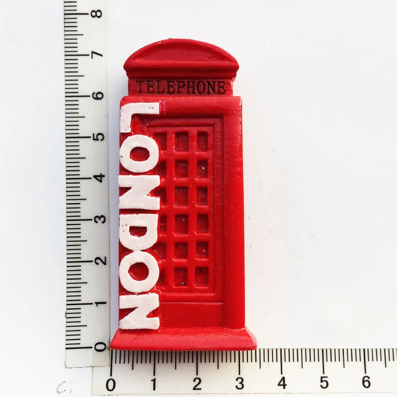 UK Tourist Souvenir British Refrigerator Sticker Manchester Oxford London Bus Big Ben Scotland Crafts Magnetic Fridge Decor