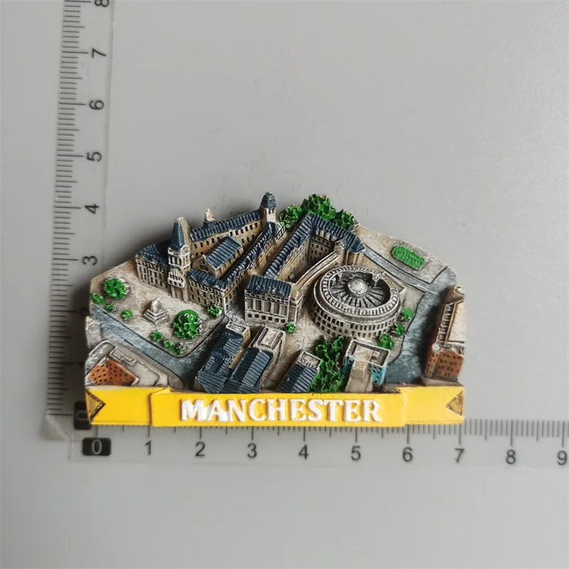 UK Tourist Souvenir British Refrigerator Sticker Manchester Oxford London Bus Big Ben Scotland Crafts Magnetic Fridge Decor