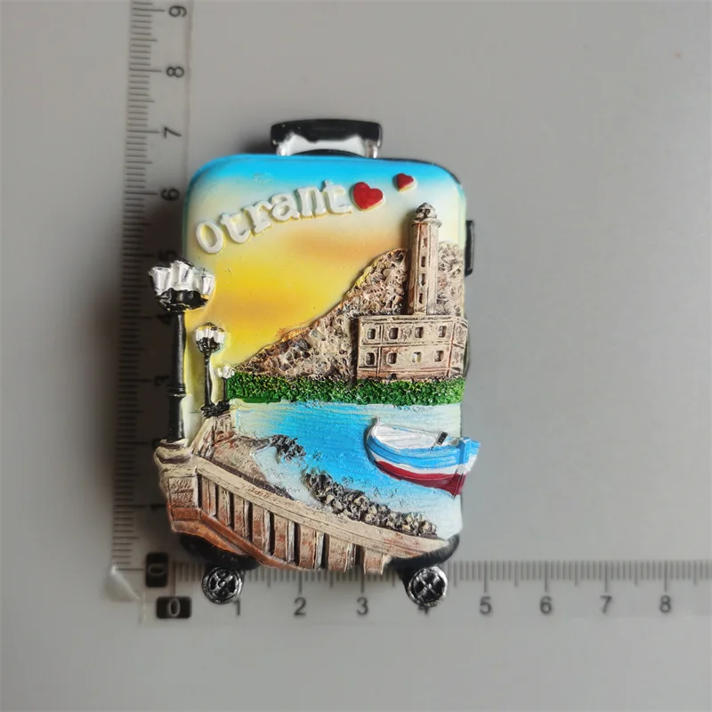 UK Tourist Souvenir British Refrigerator Sticker Manchester Oxford London Bus Big Ben Scotland Crafts Magnetic Fridge Decor