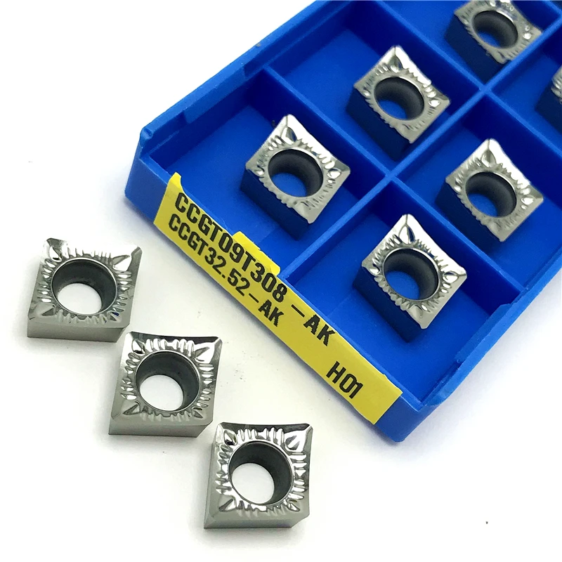 CCGT120402 CCGT120404 CCGT120408-AK H01 External Turning Tool Aluminum Insert CNC Lathe Tools Copper Aluminum Wood Processing