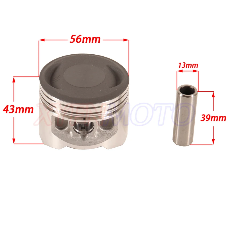 YX140 140cc Cylinder Piston Ring Gasket Kit For 56mm Bore YinXiang 140cc 150cc 1P56YMJ 1P56FMJ 1P56FMJ-5 Engine Dirt Pit Bike