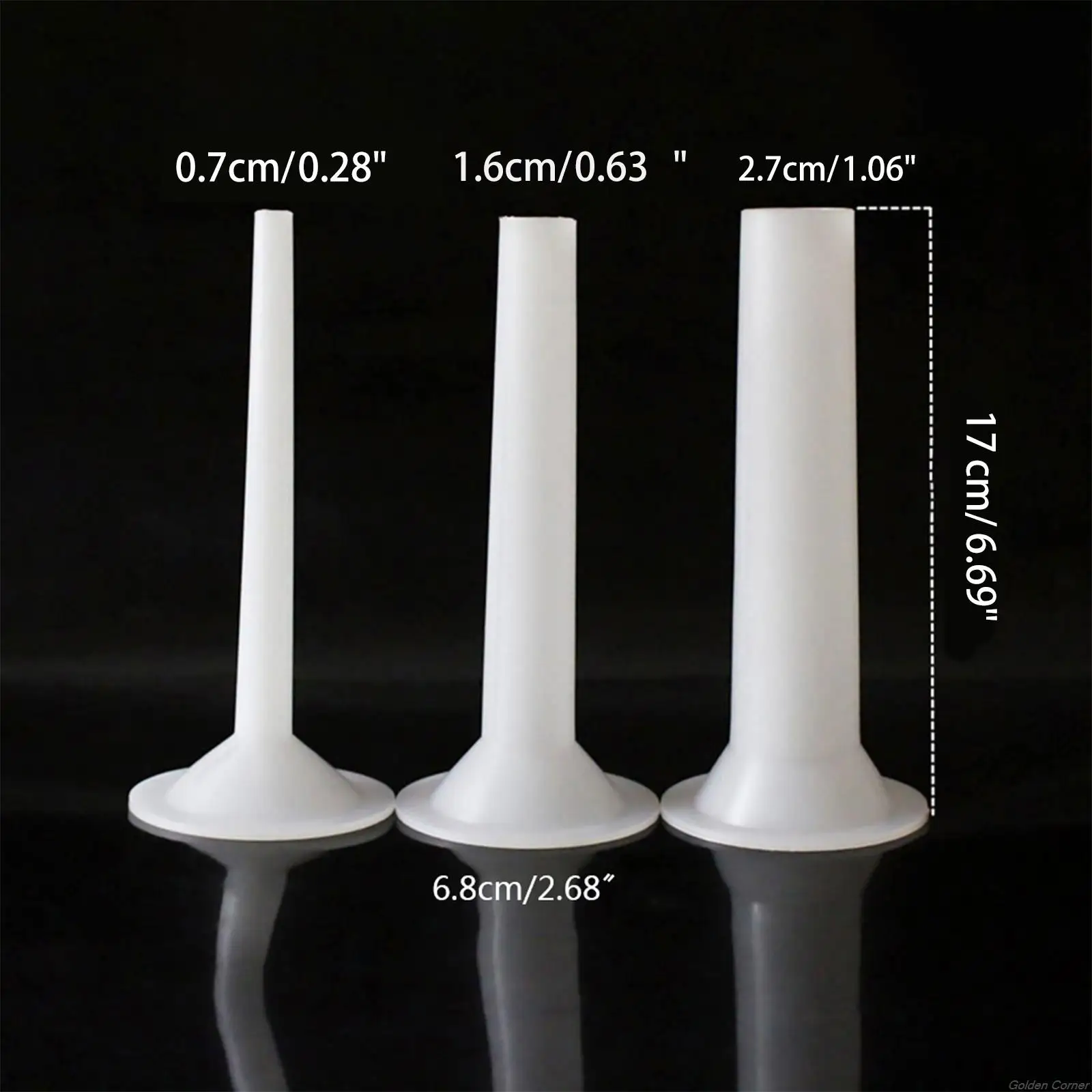 3pcs/set Grade Sausage Maker Funnel Filler Stuffer Filling Tubes DIY Manual O20 21 Dropshipping