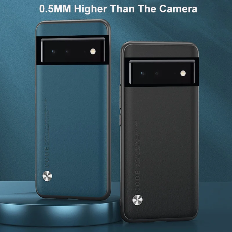 Luxury PU Leather Case For Google Pixel 6 7 8 Pro 7A 6A Back Cover Silicone Protection Phone Case For Google Pixel 7 6 Pro Coque