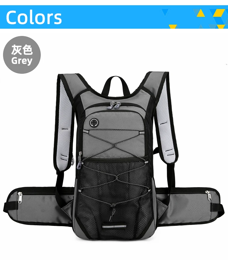 13L Bike Cycling Water Bag Backpack Outdoor Sport Running Climbing Hiking Hydration Bladder Storage Pack Waterproof Rucksack