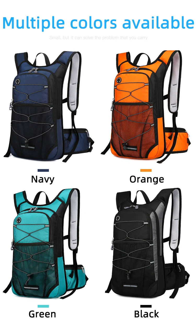 13L Bike Cycling Water Bag Backpack Outdoor Sport Running Climbing Hiking Hydration Bladder Storage Pack Waterproof Rucksack