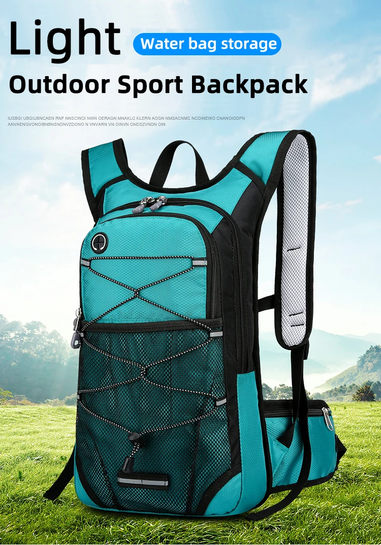 13L Bike Cycling Water Bag Backpack Outdoor Sport Running Climbing Hiking Hydration Bladder Storage Pack Waterproof Rucksack