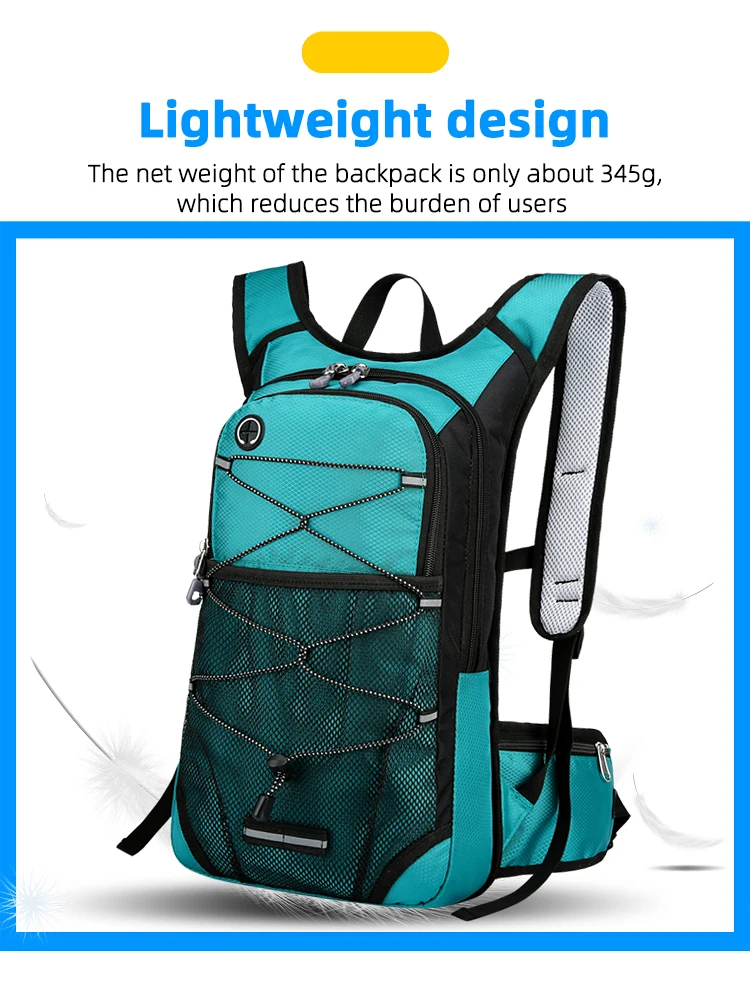13L Bike Cycling Water Bag Backpack Outdoor Sport Running Climbing Hiking Hydration Bladder Storage Pack Waterproof Rucksack