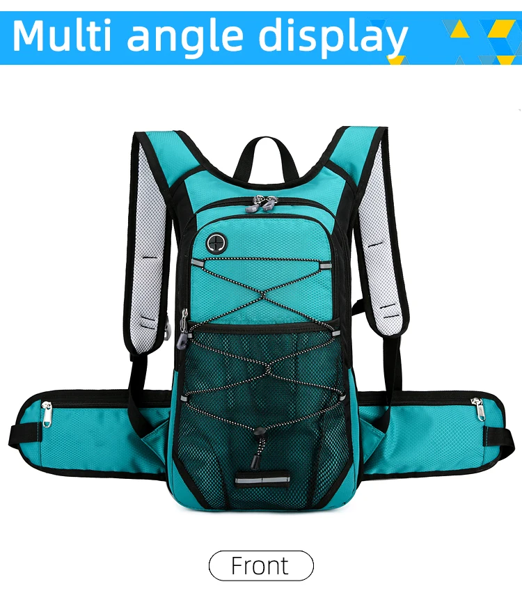13L Bike Cycling Water Bag Backpack Outdoor Sport Running Climbing Hiking Hydration Bladder Storage Pack Waterproof Rucksack