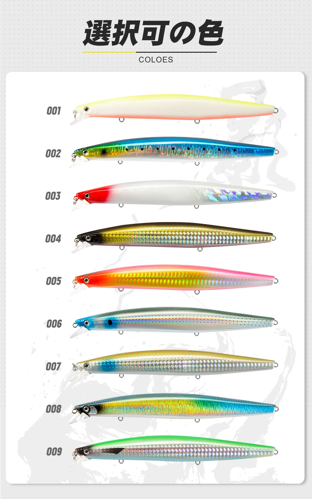 D1 Sea Fishing Lures 163mm 32g For Trout Wobbler Of Pike Floating Minnow Hard Swimbaits Spinning Lures Tackle DT5002